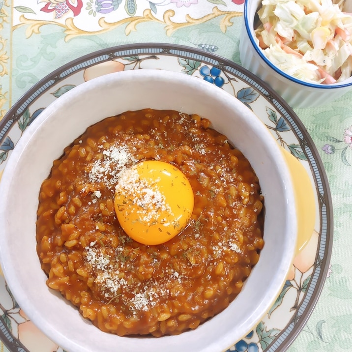 電子レンジでめちゃくちゃ簡単!カレーリゾット♪